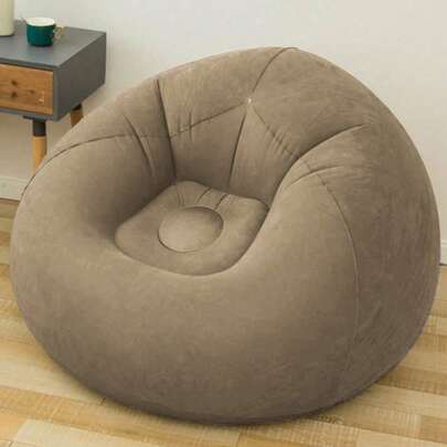 1 件装充气沙发椅、豆袋椅、榻榻米豆袋沙发、加厚 PVC 休闲床，适合户外露营、客厅休闲沙发家具圣诞节节日礼物