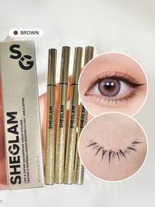 SHEGLAM Line & Define 防水眼線液-棕色持久霧眼線筆防汗不暈染專業眼妝派對眼線筆 品牌 美容 化妝 化妝品 適合女性與女孩 完美搭配夏季春季 Y2K 時尚 流行 生日 母親節禮物 假期 派對準備就緒 最佳顏色 - 棕色 - 查看 1
