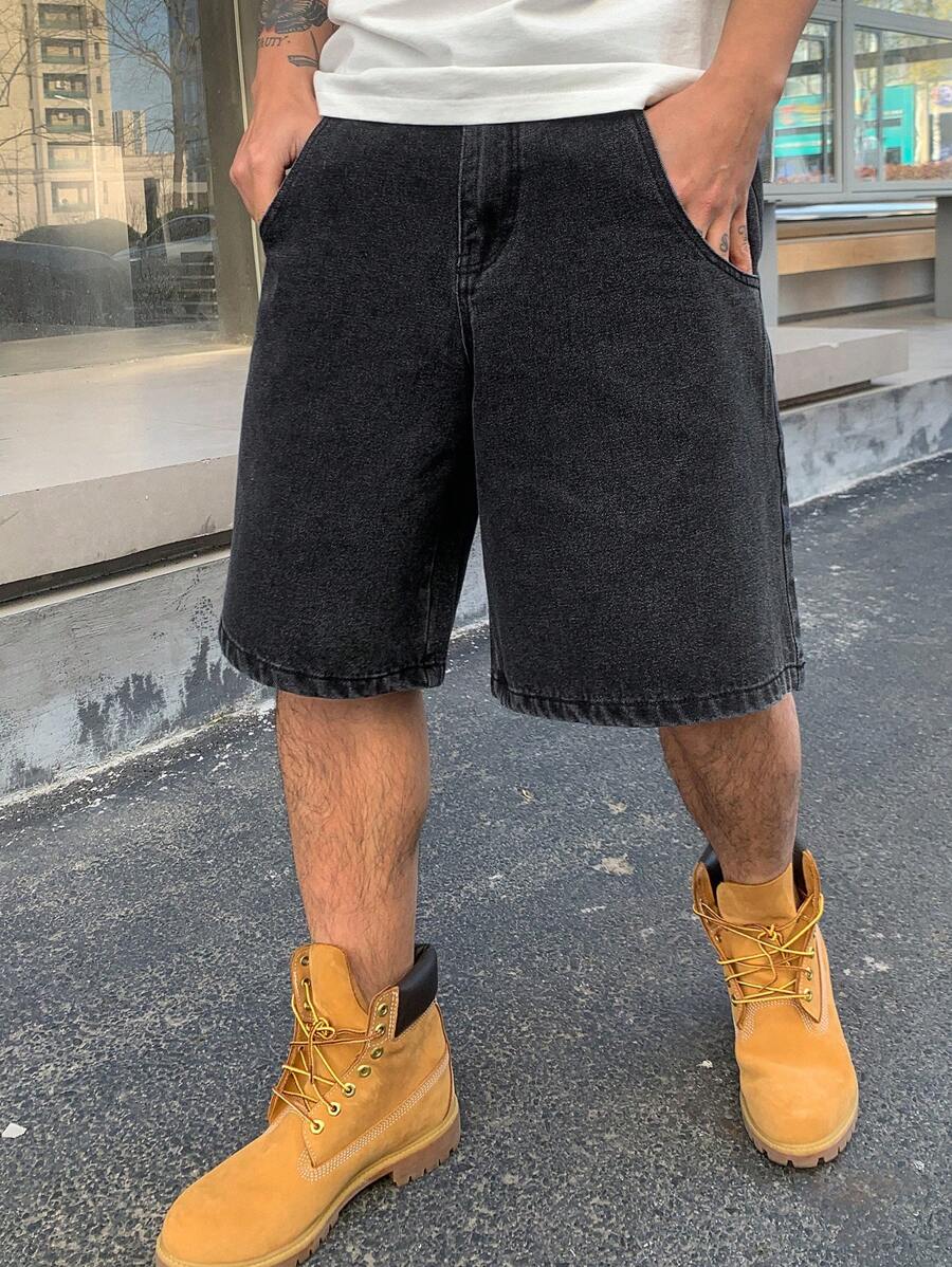 DAZY Men's Summer Casual Washed Denim Shorts Jorts