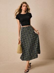 Poéselle 女款碎花休闲长裙 - 彩色 - 查看 4