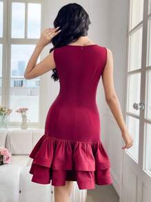 Modelyn Vestido corto de mujer con tirantes de unicolor, minimalista y de moda, adecuado para el verano