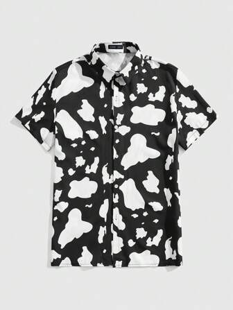 Street Life Chemise à manches courtes, minimaliste et mode, convient pour l'été
