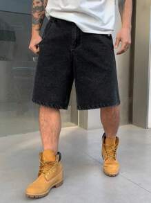 DAZY Men's Summer Casual Washed Denim Shorts Jorts