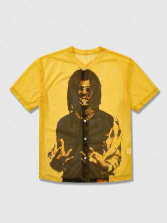 Camisa de manga corta de moda simple para hombres, adecuada para el verano