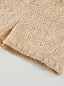 3 件套 Tween 女童休闲纯色纹理短裤 - 彩色 - 查看 4