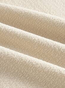 Firerie 2 件套女士米色优雅通勤翻领上衣和阔腿裤套装，轻盈舒适裤子套装，不对称无袖上衣套装，适合春季、夏季、秋季、通勤/优雅/度假/简约/休闲/教师节装扮 - 杏色 - 查看 9