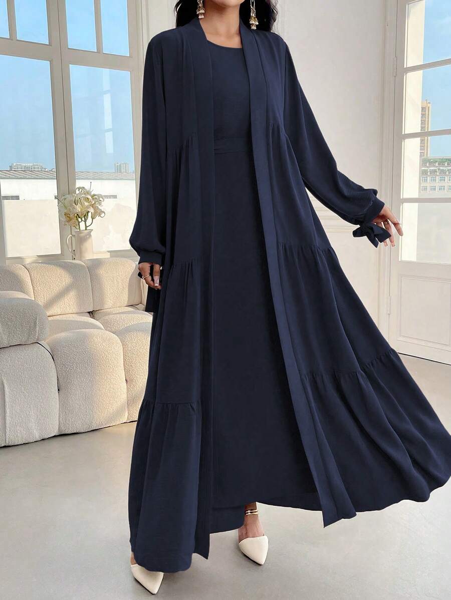 Al Najma Einfaches und modisches Lässig Abaya Kleid für Damen, geeignet für den täglichen Gebrauch, dezent