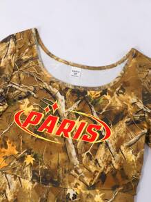 Tween Girls' Simple Stylish Long Sleeve Round Neck Fitted Jumpsuit - Multicolor - View 7