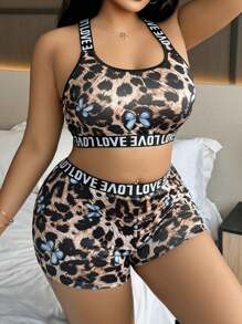 SHEIN 2pcs Plus Size Printed Underwear Set (Wireless, Briefs), Lift - Multicolor - View 5