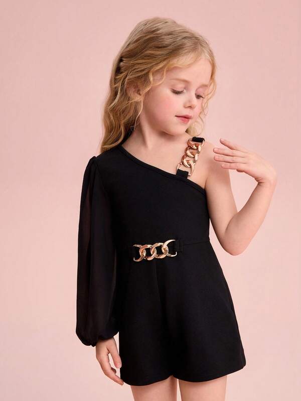 Young Girl Solid Color Ribbed Knit Jumpsuit, Slim-Fitting Casual Sleeveless Jumpsuit