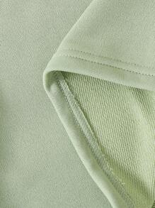 SHEIN Explorewe 2pcs/Set Tween Boys' Letter Print T-Shirt Set, Summer - Green - View 4