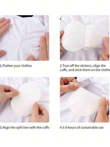 10/20/50/100 piezas Almohadillas desechables para absorción de sudor axilar, parches absorbentes de sudor axilar, eficaces, transpirables, invisibles, ligeros y absorbentes de sudor, cómodos y sin olor, fáciles de usar, adecuados tanto para hombres como para mujeres en verano caluroso, cuidado corporal para viajes, deporte, al aire libre, verano, pegatinas, regalo navideño