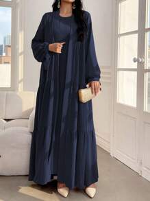 Al Najma Einfaches und modisches Lässig Abaya Kleid für Damen, geeignet für den täglichen Gebrauch, dezent