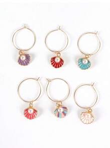 6 Stücke Weinglasmarker, Weinglas-Identifizierer, Trinkmarker für Weingläser für Weihnachten, Thanksgiving, Geburtstag, Weinparty, Weihnachtsgeschenke, Fröhliche Weihnachten