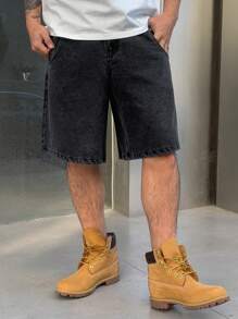 DAZY Men's Summer Casual Washed Denim Shorts Jorts