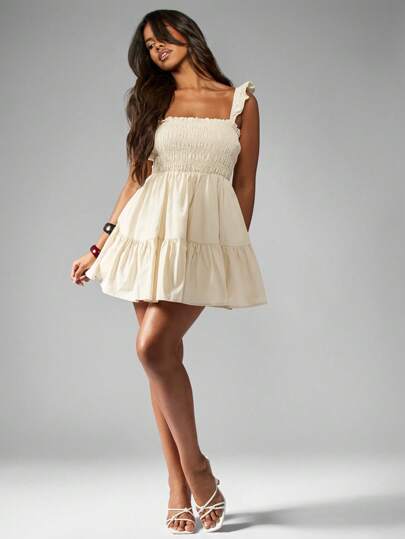 mesh dress short sleeve InstantFigure Short Dress With Sheer Mesh Deep V-Neck 168226 Black / L