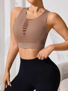 Slayoga Seamless Simple & Fashionable Sports T-Shirt & Tank Top, Suitable For Summer