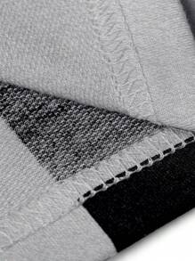 Manfinity Homme Men's Casual Sleeveless Hooded Tank Top With Rib-Knit Detailing And Regular Fit - Light Grey - View 5