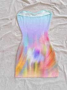 Soleia 休闲简约设计女式粉彩迷你连衣裙，适合夏季