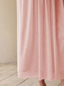 MOTF PREMIUM Falda fluida fruncida - Rosa - Ver 2