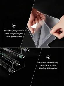 1 件透明亚克力纸杯蛋糕 DIY 桌面展示架、2-5 层糕点架、组装楼梯甜点架、寿司拼盘、宴会冷菜分层架和甜点架蛋糕架、蛋糕装饰、纸杯蛋糕架蛋糕装饰蛋糕托婚礼装饰、婚礼、派对用品婚礼装饰、婚礼配件婚礼蛋糕架 - 無色 - 查看 6