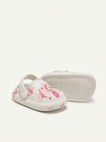 Cozy Pixies 1 双百搭可爱鱼印花透气防滑沙滩凉鞋，夏季 - 白色 - 查看 7