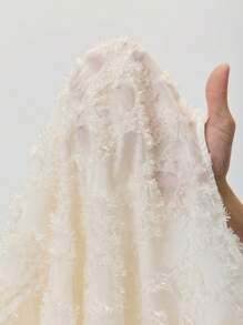 Miaspire Women's Autumn V-Neck Jacquard Cuff Sleeve Loose Casual Versatile Shirt