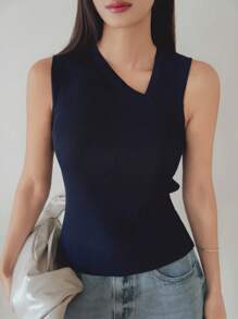 Dazy-Less 女士商务休闲风格针织毛衣