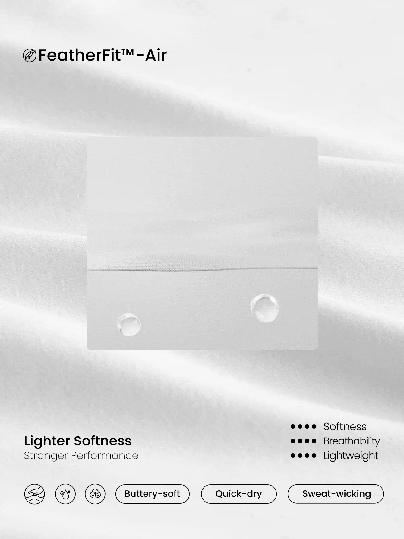 GLOWMODE 4.5'' Sweat-Wicking Quick-Dry Tummy Control Ultra High-Rise Waist Skirt With Side Pockets Non-Slip Grips Daily Casual Wear - White - View 5