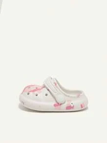 Cozy Pixies 1 双百搭可爱鱼印花透气防滑沙滩凉鞋，夏季 - 白色 - 查看 3