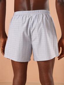 SUMWON Premium Woven Boxer Shorts Pack Of Three Classic Fit Comfortable Elastic Waistband Everyday Underwear