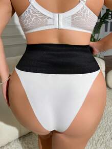 Plus Size Women's Solid Color Everyday Waist Cincher