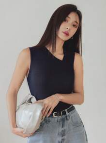 Dazy-Less 女士商务休闲风格针织毛衣