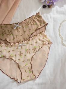 SHEIN Set 5 bucăți Sweet Ditsy cu volante florale