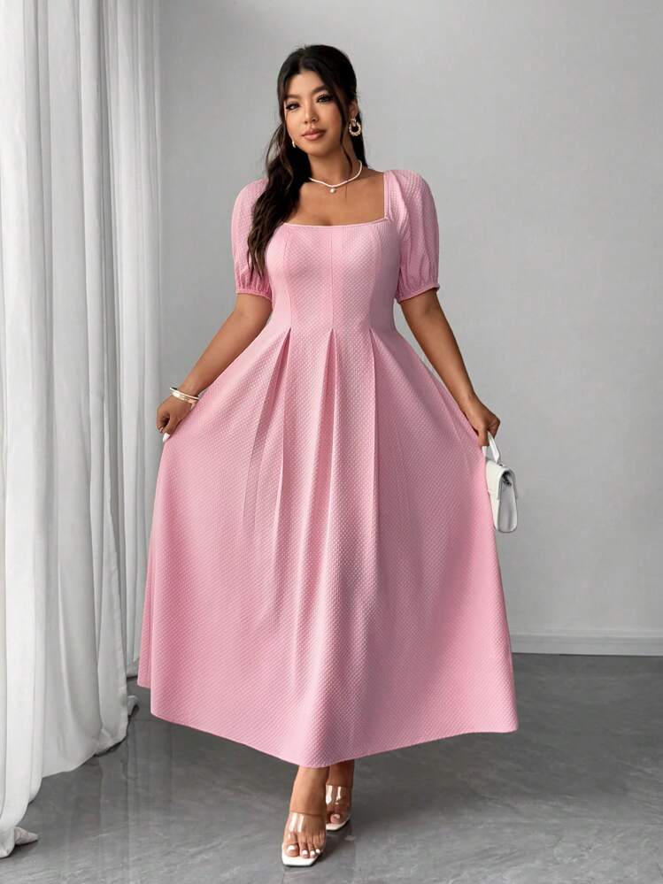open lace back dress Zapaka Women Dark Fuchsia Plus Size Prom Dress A Line Deep V Neck Formal Dress with Long Sleeves, Dark Fuchsia / US26W