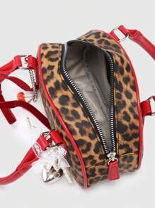 ROMWE Kawaii 女士可爱芭蕾舞风格樱桃仿珍珠蝴蝶结装饰迷你手提包，蝴蝶结，卡哇伊 - 彩色 - 查看 6