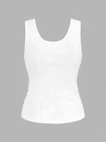 EMERY ROSE Camisola y top sin mangas de tejido de gofre ligero y transpirable, adecuado para el verano, tallas grandes