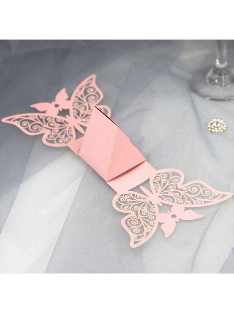 20 piezas Cajas de regalo con corte láser de mariposa DIY para bodas, cumpleaños, cajas de dulces con cintas, lindas cajas de chocolate para favores de boda, fiesta de cumpleaños, Día de la Madre, Pascua, graduación, despedida de soltera, artículos de boda, suministros para fiestas, decoraciones del Día de San Valentín, Día de San Valentín, cumpleaños, Día de la Madre, Pascua, decoraciones de graduación, despedida de soltera, artículos de boda, suministros para fiestas, decoraciones de baby shower, decoraciones de Ramadán, despedida de soltera, decoraciones del Día de San Patricio, decoración de habitaciones, regalos para invitados de boda, cajas de regalo - Beis - Añade 7