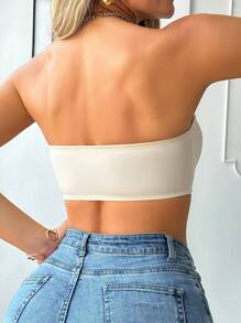 2pcs Wedding Series Multicolor Women Bra, Front Closure Padded Cup Bustier - Multicolor - View 7