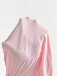 INAWLY 女士系带露背修身优雅迷你连衣裙 - 淺粉色 - 查看 8