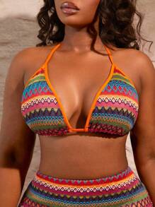 SHEIN SXY Vestidos de playa hawaianos para mujer de talla grande, conjuntos de vacaciones de verano, cubrecuerpos de playa. Adecuado para uso diario, festivales de música, conciertos, fiestas de carnaval, vacaciones en la playa, citas, cumpleaños, despedidas de soltera, club, vestimenta casual, compras, ropa de calle, salidas, que favorece la figura