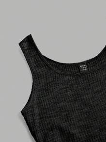 EMERY ROSE Camisola y top sin mangas de tejido de gofre ligero y transpirable, adecuado para el verano, tallas grandes