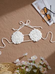 SHEIN Swim 全新花卉印花性感加大码泳衣罩衫