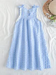 Vintaside Kids Tween-Mädchen Lässiges Blumenkleid im Landhausstil
