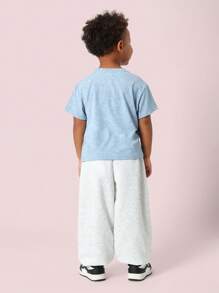 SUMWON Camiseta gráfica de arte callejero con estampado de oso de peluche de Brooklyn, de cuello redondo, estilo urban streetwear casual de verano, moda juvenil de estilo hip hop cool