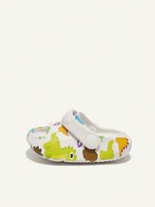 Cozy Pixies Baby Dinosaurier Design offene Zehen atmungsaktive rutschfeste Einteiler Outdoor Sandalen, Hausschuhe