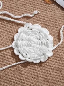 SHEIN Swim 全新花卉印花性感加大码泳衣罩衫