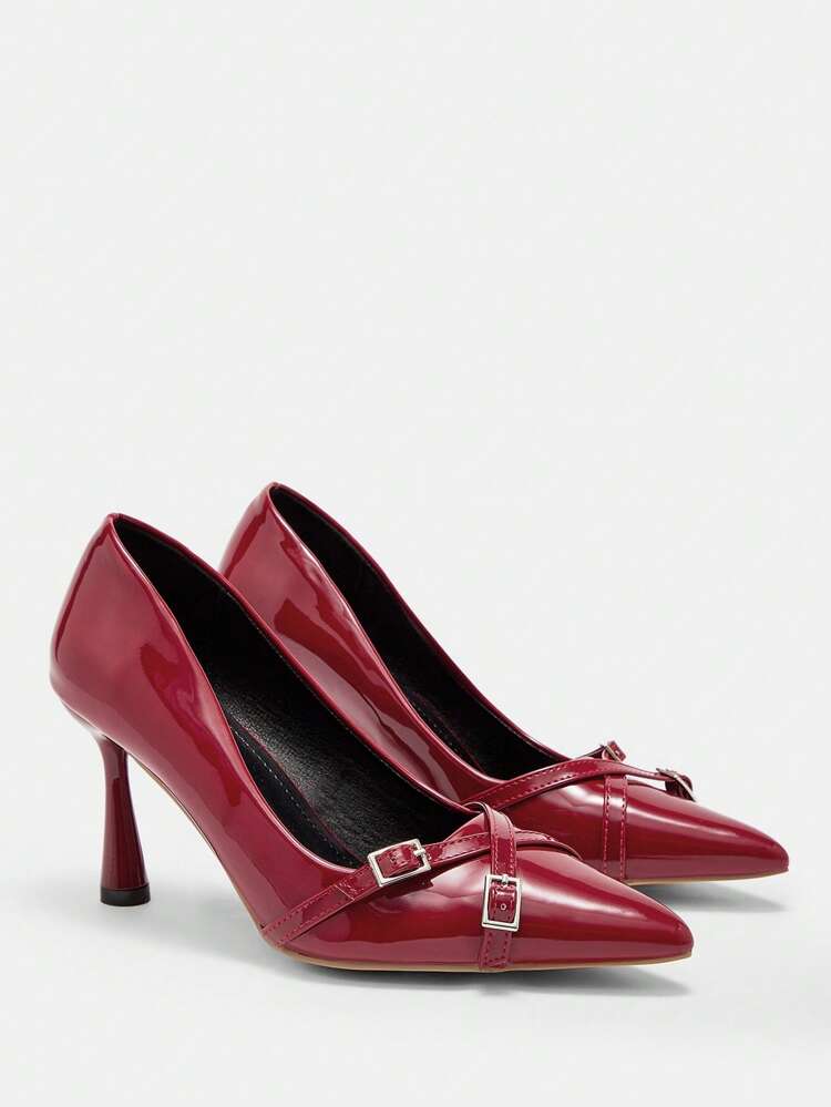 CUCCOO CURVES Plus Size Wide Fit Elegant High Heel Pumps, Suitable For Everyday Wear