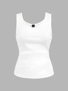 EMERY ROSE Camisola y top sin mangas de tejido de gofre ligero y transpirable, adecuado para el verano, tallas grandes