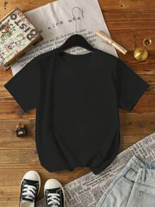 INAWLY 困惑 T 恤，夏季西式图案 T 恤，带帽子、鳄鱼、棕榈树、螃蟹和字母印花，女士海滩休闲圆领短袖衬衫 - 黑色 - 查看 2